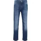 Spodnie i spodenki dla chłopców - Guess Jeansy | Straight fit - miniaturka - grafika 1