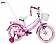 Rowery - Rower dziecięcy BMX Daisy 16" Fiolet-Róż - miniaturka - grafika 1