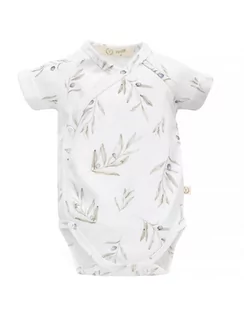 Body dla niemowląt - Yosoy Body niemowlęce z krótkim rękawkiem bawełna organiczna Olives, Rozmiar: 62 - grafika 1