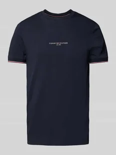 T-shirt z nadrukiem z logo - Koszulki męskie - miniaturka - grafika 1