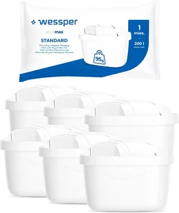 Zestaw filtrów do wody Wessper Aquamax 6 szt WES003-6 - Zabawki AGD - miniaturka - grafika 1