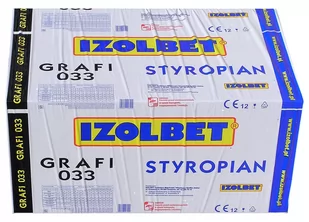 Styropian Izolbet Grafi 15 cm frezowany EPS 0,033 W/(mK) 2 m2 - Styropian - miniaturka - grafika 1