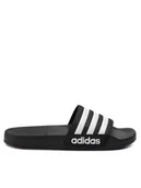 Buty dla chłopców - adidas Klapki adilette Shower K G27625 Czarny - miniaturka - grafika 1