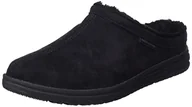 Trampki męskie - Skechers Męskie trampki 210378 BLK, czarny welur z mikrofibry, 6,5 UK - miniaturka - grafika 1