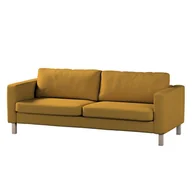 Pokrowce na meble - Dekoria pl pl Pokrowiec na sofę Karlstad rozkładaną miodowy szenil 224 x 89 x 64 cm City 1017-704-82 - miniaturka - grafika 1
