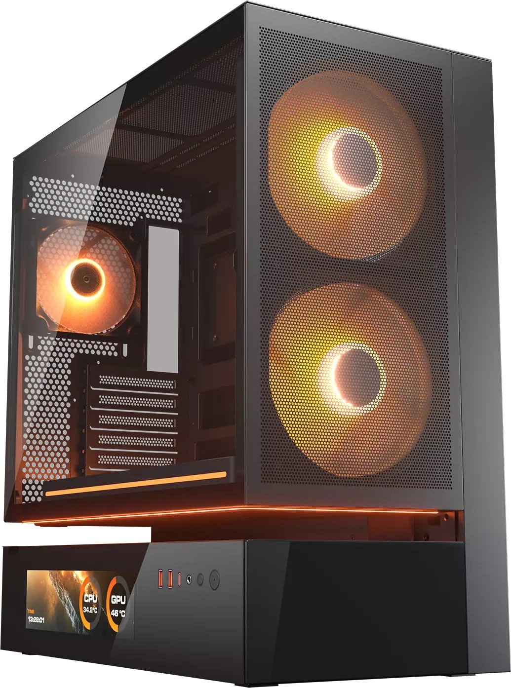 COUGAR Obudowa Midi-Tower CFV235 Vision, ARGB, Mesh, czarny CGR-2DA4B-MV