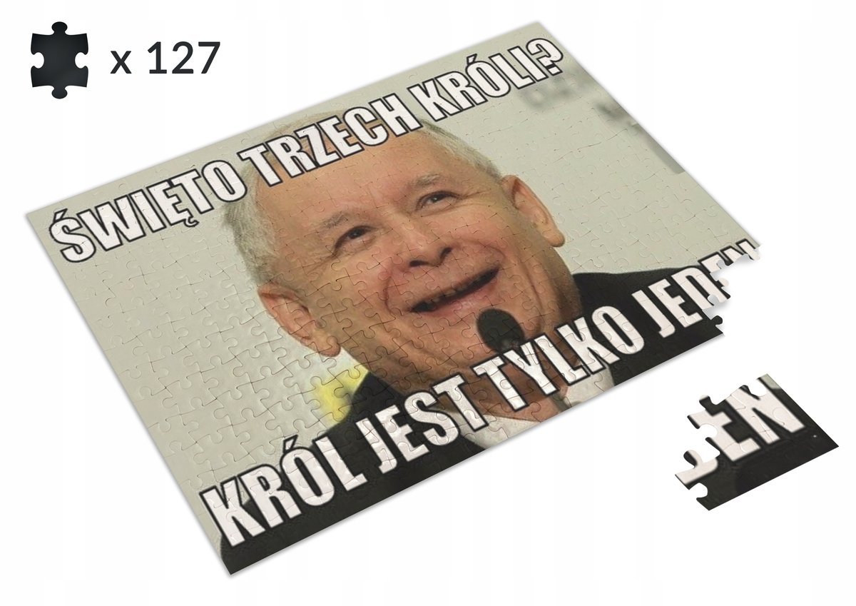 Puzzle Jarosław Kaczyński Prezes PIS Prezent