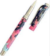 Długopisy - Paperchase-  Długopis w różowo-niebieskie plamy Czarny - miniaturka - grafika 1
