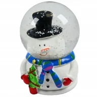 Ozdoby bożonarodzeniowe - DUŻA KULA ŚNIEŻNA SZKLANA BAŁWAN MIKOŁAJ BOŻE NARODZENIE ŚWIĄTECZNY PREZENT - miniaturka - grafika 1