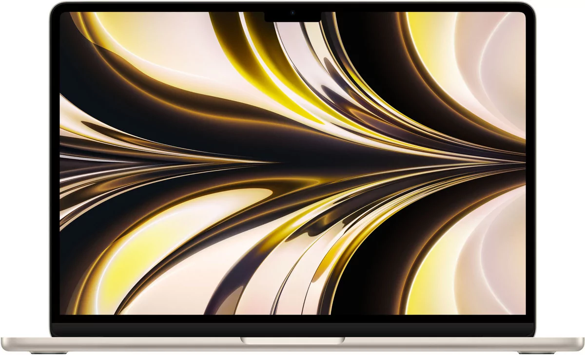 APPLE MacBook Air MLY13RU/A 13.6" 2560x1664 RAM 8GB SSD 256GB 8-core GPU ENG macOS Monterey Starlight 1.24 kg MLY13ZE/A