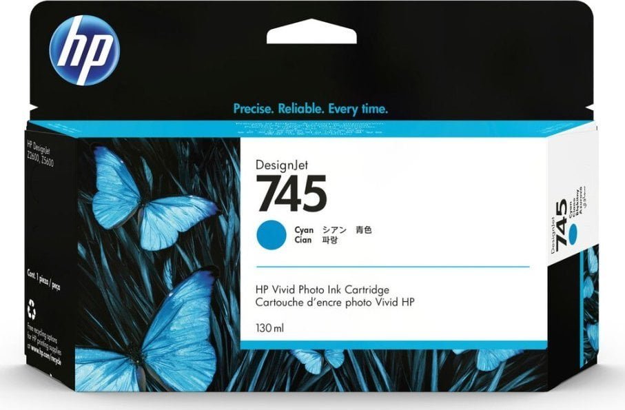 Tusz HP HP 745 - Cyan - Original - DesignJet - Ink Cartridge F9J97A 172816