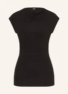 Bluzki damskie - Boss Bluzka Bez Rękawów Elamma schwarz - miniaturka - grafika 1