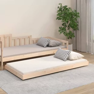 Lumarko Rama łóżka, 90x190 cm, lite drewno sosnowe - Łóżka - miniaturka - grafika 1