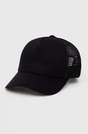 Czapki męskie - Calvin Klein czapka z daszkiem kolor czarny z aplikacją - miniaturka - grafika 1