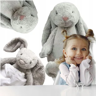 Duzy Pluszowy Mis Maskotka Przytulanka Pluszak Królik Króliczek - Maskotki i pluszaki - miniaturka - grafika 1