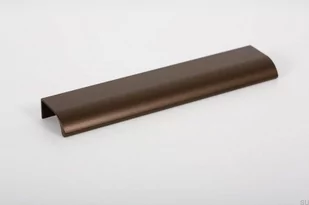 Uchwyt meblowy krawędziowy Ona 544 Aluminiowy Brązowy - Zawiasy, okucia i inne akcesoria - miniaturka - grafika 1