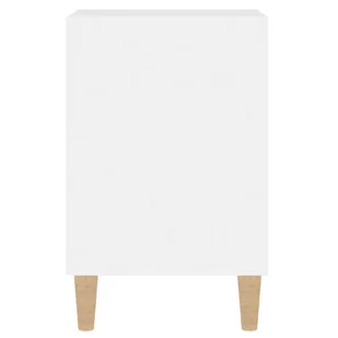 Szafka pod TV, wysoki połysk, biała, 100x35x55 cm - Szafki RTV - miniaturka - grafika 8