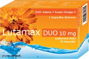 PHARMASELECT LUTAMAX DUO 10 mg 30 kaps. 8816901 - Wzrok i słuch - miniaturka - grafika 1
