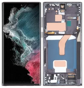 Wyświetlacz Ekran Dotyk do Samsung Galaxy S22 Ultra S908 S908B Incell Ramka - Części serwisowe do telefonów - miniaturka - grafika 1