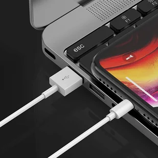 Kabel 2m Lightning do USB-A USB do Apple iPhone, iPad, iPod BOX Biały - Kable USB - miniaturka - grafika 8