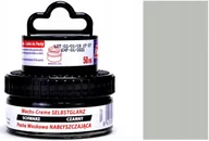 Środki do obuwia i ubrań - JASNA SZARA Pasta do butów ze skóry licowej WOSK Krem do obuwia + APLIKATOR - miniaturka - grafika 1