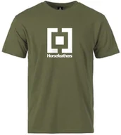 Koszulki męskie - t-shirt HORSEFEATHERS BASE T-SHIRT Loden Green - miniaturka - grafika 1