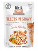 Mokra karma dla kotów - Brit Care Cat Fillets in gravy kurczak 85 g filety kurczaka w sosie - miniaturka - grafika 1