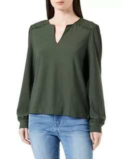 Bluzki damskie - ONLY Onlsilja L/S Lace Top JRS bluzka damska, Duffel Bag, XL - grafika 1