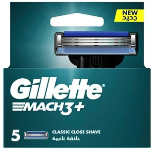 GILLETTE_Mach3+ wkłady 5szt. - Akcesoria i części do maszynek do golenia - miniaturka - grafika 1