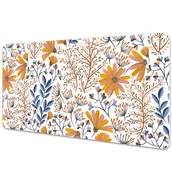 Podkładki na biurko - Mata na biurko Malowane kwiaty 90x45 cm - miniaturka - grafika 1