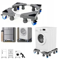 Akcesoria i części do pralek i suszarek - Podstawa Pod Pralkę Lodówkę Antywibracyjna Regulowana Uniwersalna 42-66cm - miniaturka - grafika 1