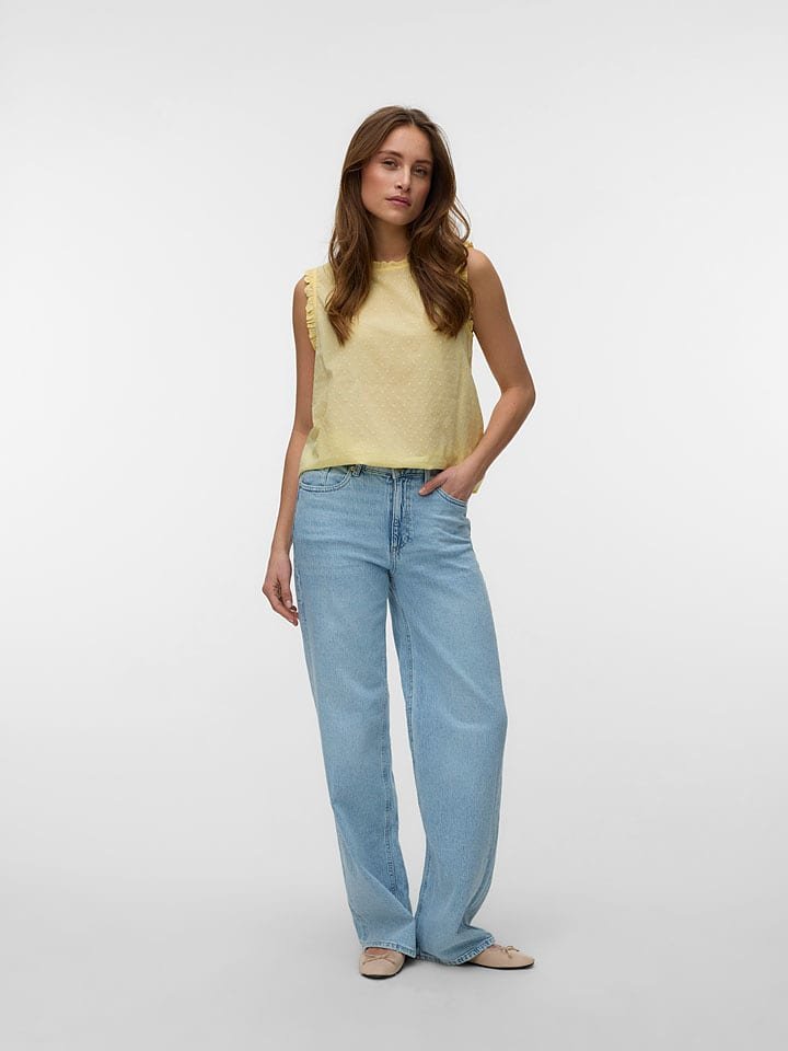 Vero Moda Bluzka w kolorze żółtym