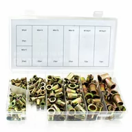 Nożyce i noże - Zestaw Nitonakrętek Nitonakrętka M3-M10 mix 150szt BITUXX nitonakrętki - miniaturka - grafika 1