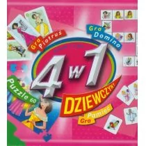 Alexander 4w1 Dziewczyny GA-562 - Gry planszowe - miniaturka - grafika 1