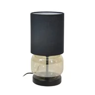 Lampy stojące - Dorme lampa stołowa 1xE27 czarna/bursztynowa TB-63748-BL-AMB - miniaturka - grafika 1
