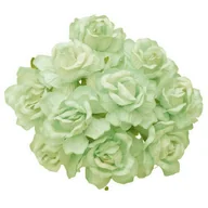 Zabawki kreatywne - KWIATY PAPIEROWE duże DZIKIE RÓŻE 40mm - 20szt - miniaturka - grafika 1
