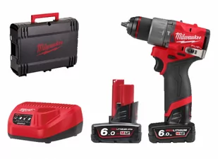 Milwaukee M12 FPD2-602X wiertarko-wkrętarka udarowa 12V 2x6,0Ah Li-Ion 45Nm w walizce HD Box 4933479870 - Wiertarko-wkrętarki akumulatorowe - miniaturka - grafika 1