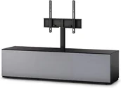 Szafki RTV - Sonorous STUDIO161 Szafka audio video z uchwytem na telewizor ST161-T-BLK-GRY-BS - miniaturka - grafika 1