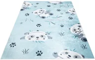 Dywany dla dzieci - Niebieski dywan dziecięcy w misie N5-W95 - miniaturka - grafika 1
