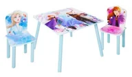 Stoliki dla dzieci - Disney Frozen zestaw składający się ze stołu i 2 krzeseł dla dzieci, 45 63 (wartości przybliżone): 29,5 (szer.) x 52,5 (wys.) x 29 cm (gł.). - miniaturka - grafika 1