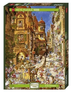 Heye, puzzle, Romantyczne miasto Dzień, 1000 el. - Puzzle - miniaturka - grafika 1