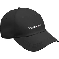 Czapki damskie - Tommy Hilfiger Czapka czarna, Czarny, Rozmiar uniwersalny - miniaturka - grafika 1