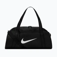 Torebki damskie - Torba ttreningowa damska Nike Gym Club 24 l black/black/white WYSYŁKA W 24H 30 DNI NA ZWROT - miniaturka - grafika 1