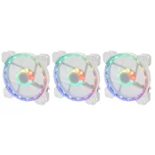 Tuning komputera - akcesoria - Gelid Solutions Stella Daisy Chain Obudowa komputera Wentylator 12 cm Biały 3 szt. FN-STELLA-D-02 - miniaturka - grafika 1