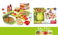 Zabawki AGD - Zestaw Fast Food Z Opiekaczem Na Baterie 50X35X7,5 - miniaturka - grafika 1