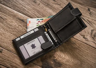 Duży Portfel Męski Z Nubukowej Skóry Naturalnej Lumarko! - Portfele - miniaturka - grafika 7