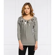 Swetry damskie - GUESS Sweter DORIS | Oversize fit - miniaturka - grafika 1