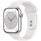 Smartwatch - Apple Watch 8 GPS 45mm Aluminium Biały - miniaturka - grafika 1