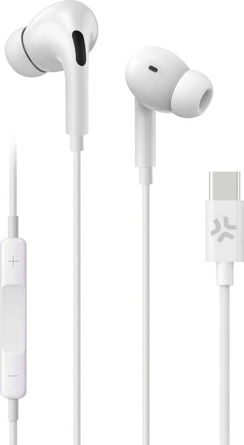 Celly UP1200 Stereoheadset In-Ear USB-C Vit