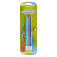 Przybory szkolne - Cricco Ołówek trójkątny pastel HB 4 szt. - miniaturka - grafika 1